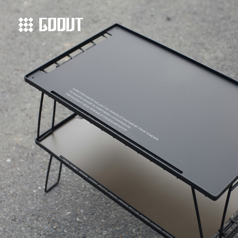 Japanese Campgeeks Military Sws Desktop Skyboard Koman Camping Iron Art Folding Multilayer Vehicular Racks