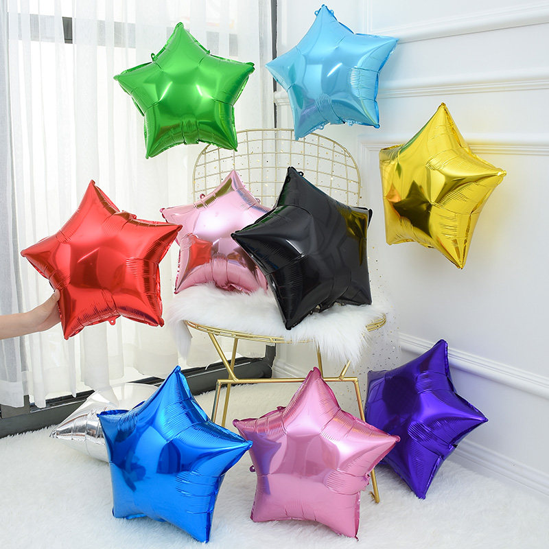 Coaxed baby's foot pedal light gas ball will fly to be able to float up, heavenly helium pentagram helium balloon-Taobao