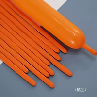 Оранжевый воздушный шар, 50 шт