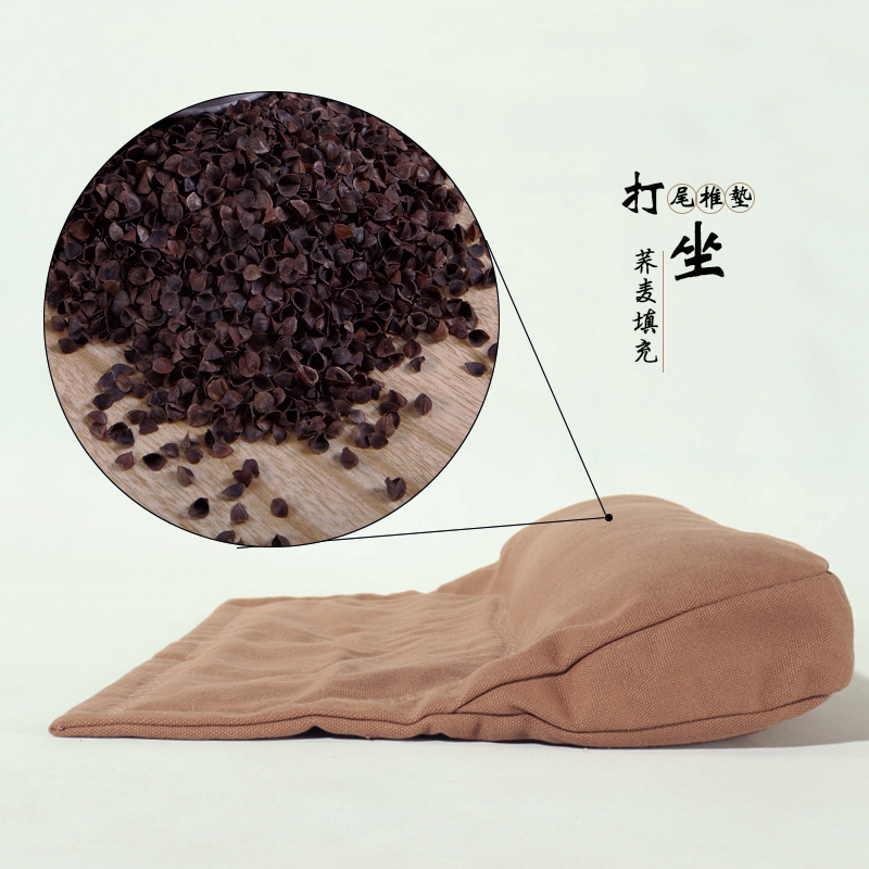Monk beats sitting tail Vertebral Mat Monk Retro Zen Meditation Mat Meditation Mat Meditation Mat Mat Buckwheat Filling 2022-Taobao