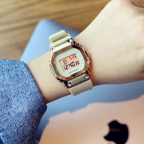 Electronic Watch Watch Ladies Cube Ins Wind Unicorn Middle School Ученики девочки спортивные водонепроницаемые ночи основаны мужчины