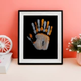 Отпечаток рук для влюбленных, фоторамка ручной работы, сувенир, «сделай сам», подарок на день рождения, граффити