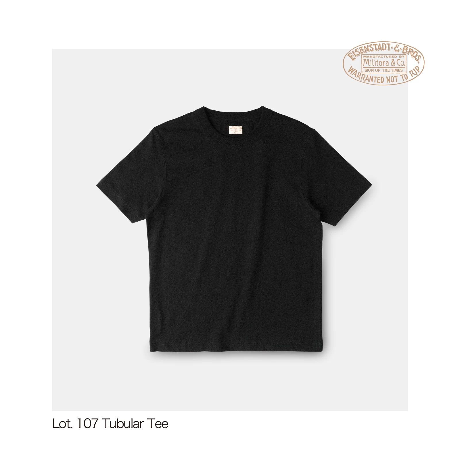 Retro cotton summer comfortable breathable solid T-shirt with a round collar
