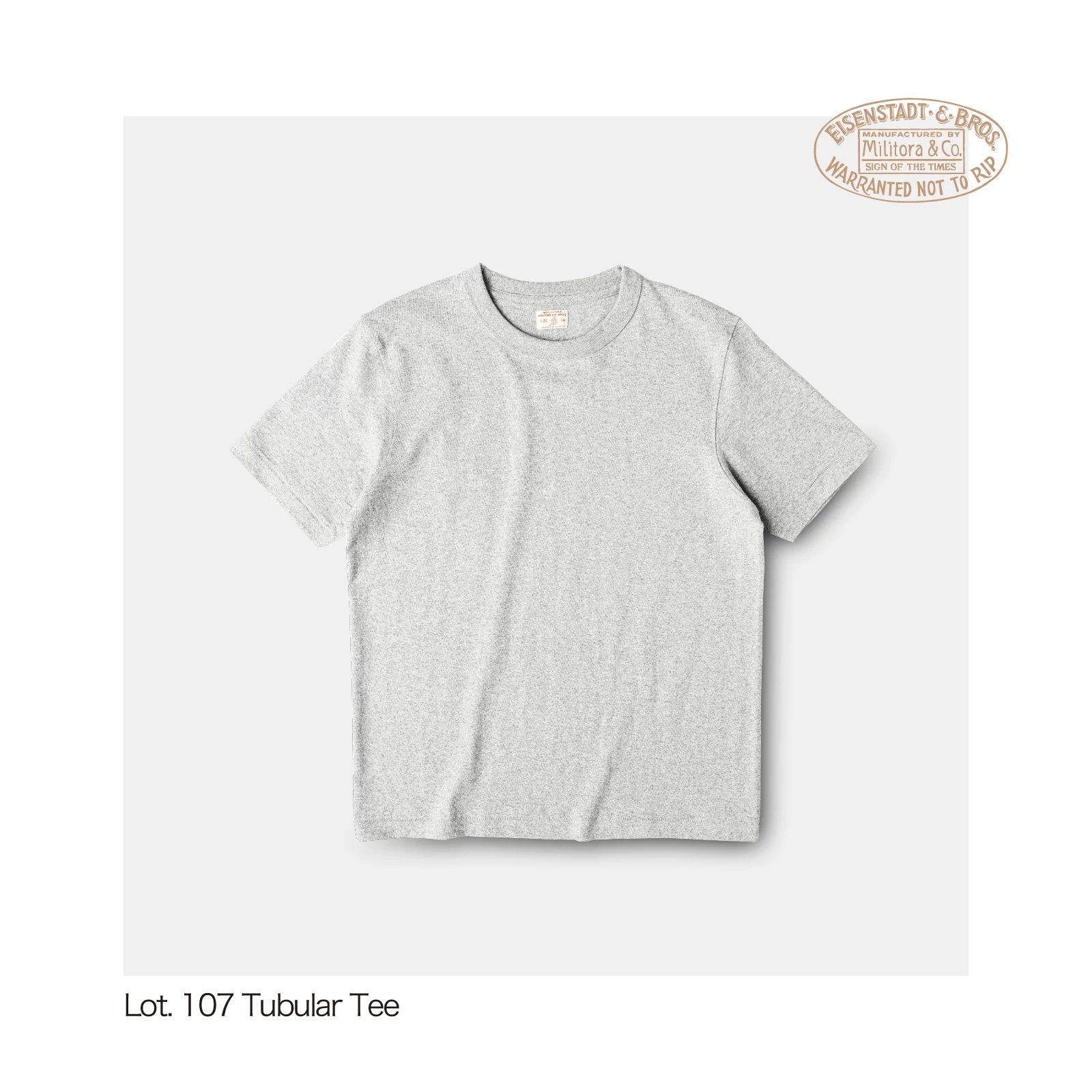 Retro cotton summer comfortable breathable solid T-shirt with a round collar