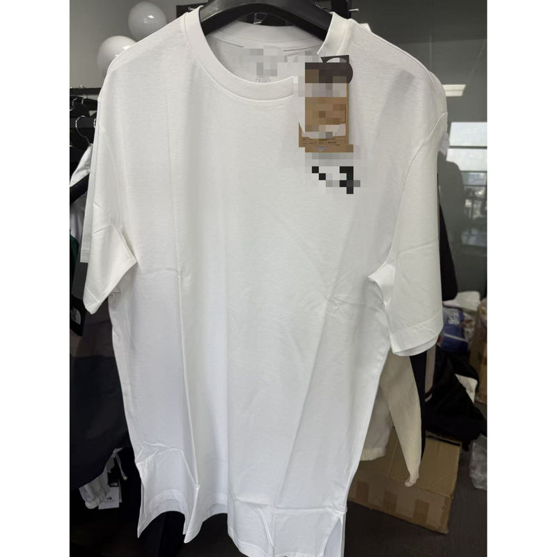 Special Offer in Stock! B Short-Sleeved Mid-Length T-Shirt with Side Slits for Men and Women Nt7Un46