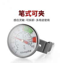 Coffee thermometer Pinch Pointer Liquid Food Thermometer thermometers Hanging Milk Temperature Gauge
