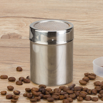 304 Stainless Steel Sprinkled Powder Griddle Coffee Hut Pepper Powder Bottle Cocoa Powder Sprinkling Powder Jars Pepper Powder Seasoning Jar