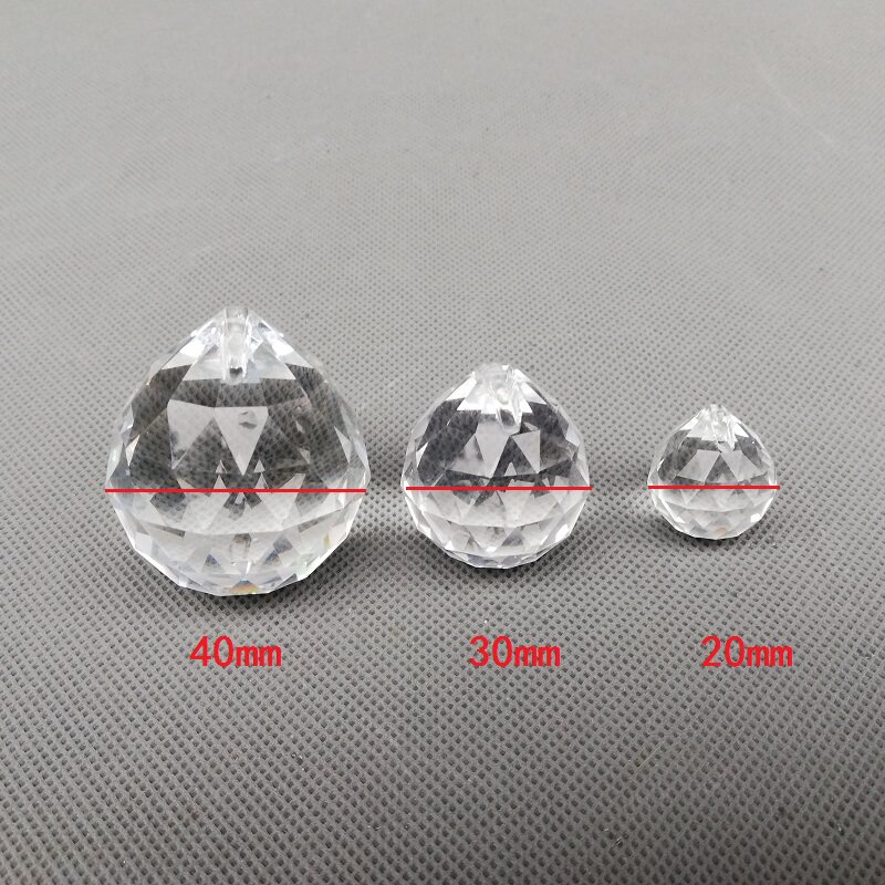 Decorative ball 30 accessories PENDANT BALL Bead Curtain Pendant Lamp DIY Crystal Pendant Lamp 40mm20 Water Crystal Ball Lamp