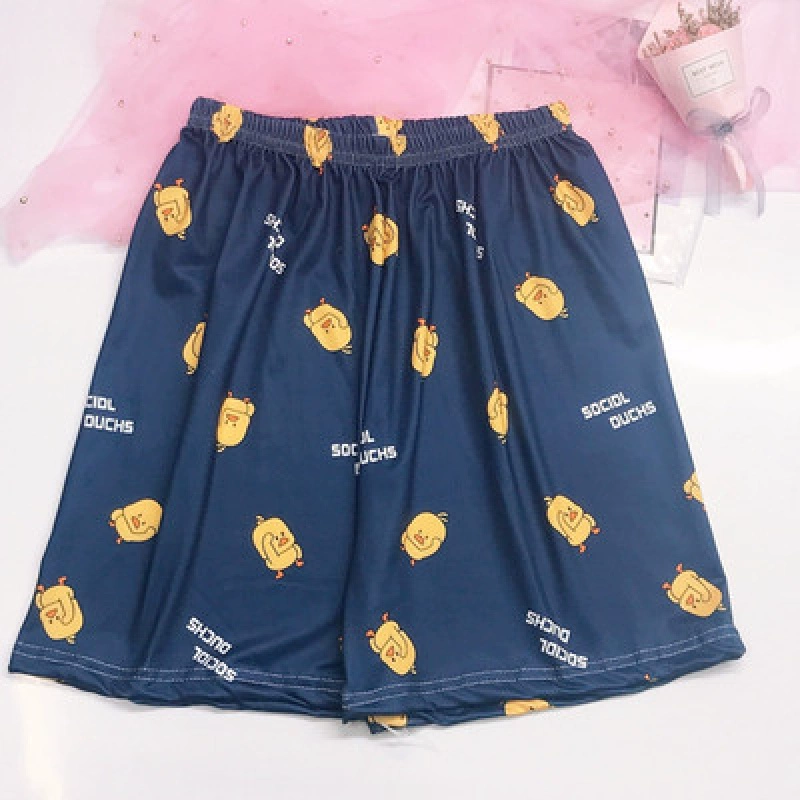 2020 quần short pyjama của phụ nữ mùa hè ngắn rộng rãi có thể được mặc bên ngoài phong cách bình thường ở nhà của phụ nữ ngọt ngào quần short mỏng mùa hè - Quần tây