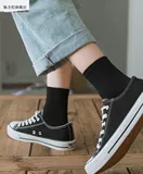 Tide, носки, японские черные хлопковые цветные демисезонные гольфы, средней длины, осенние, популярно в интернете