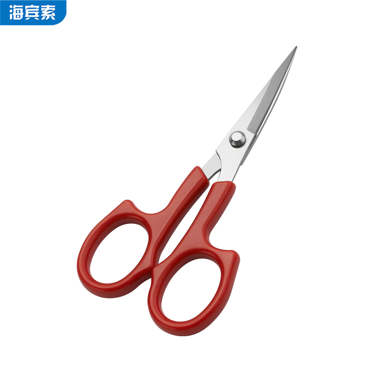Head embroidered scissors 5 inch sharp cut blade stainless steel wire head bend dedicated scissors