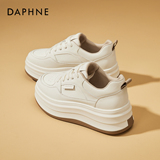 Женская обувь Daphne, белые туфли на толстой подошве, женские осенние и зимние универсальные взрывные модели 2025 года, спортивная обувь увеличенного размера, женские модели