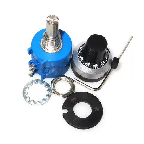 3590S-2-104L 100K Прецизионный многокружный потенциометр регулируемого резистора 3590S Ручка шкалы
