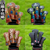 USA American skull golf club cover club head cover club protective cap cover mens putter cover