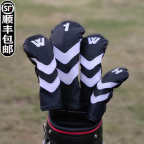 New universal classic striped wood club cover golf club head cover club head cover protective cover head hat cover