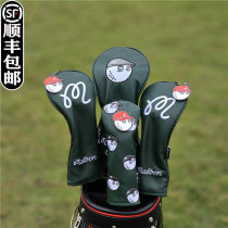 Duck cap fisherman hat golf club cover club head cover ball head protective cap cover cartoon wooden club cover