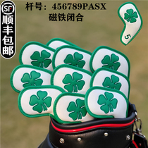 Four-leaf clover iron cover for men and women golf club cover club head cover ball head protective cap cover putter cover
