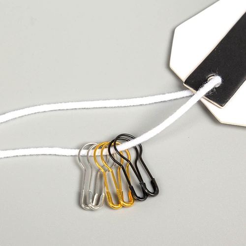 Булавка, безопасная маленькая подвеска, черная металлическая брошь