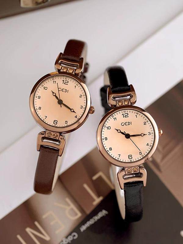 Civil Service Mechanical Watch Exam-Specific Watch for Women, Vintage Pointer Style, Suitable for Public Exams, High School Students, Silent, Waterproof, Quartz