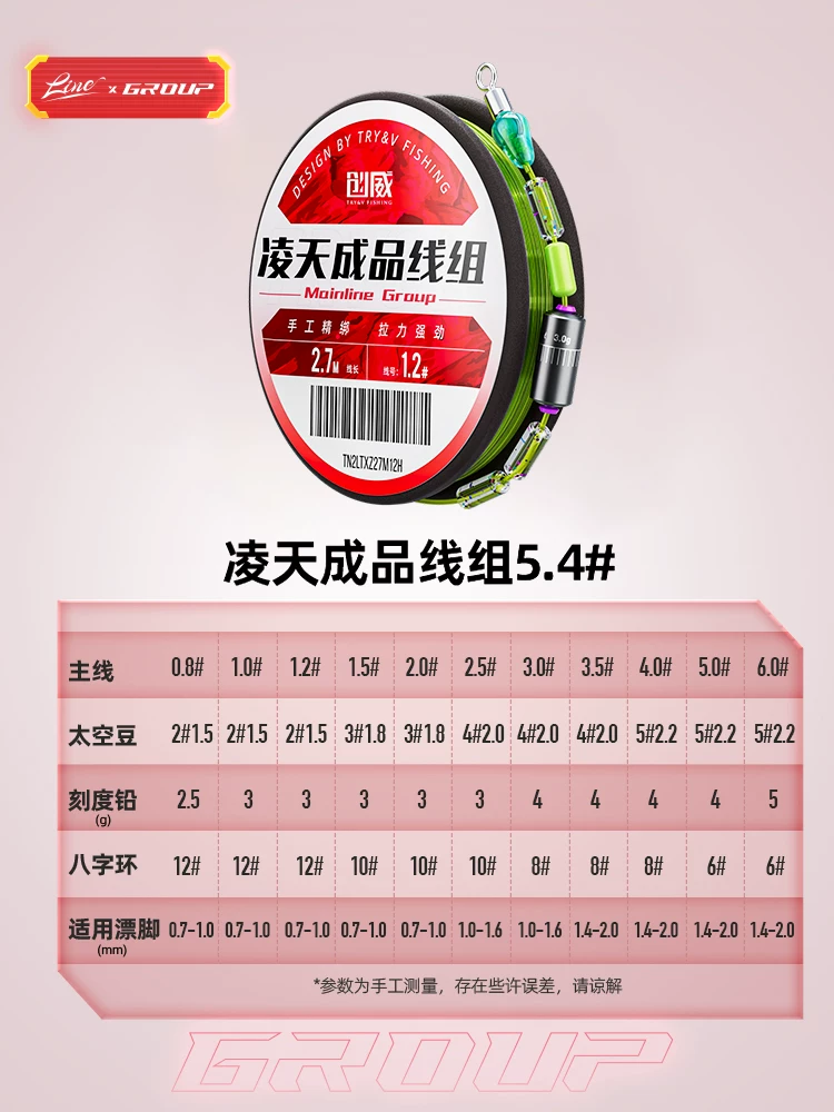 Комплект рыболовной лески Lingtian компании Chuangwei, основная леска, импорт, супер коэффициент, турня рыболовных инструментов