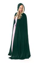 European and American Halloween stage performance costume cos witch devil cloak multi-color velvet cloak available for adults and children