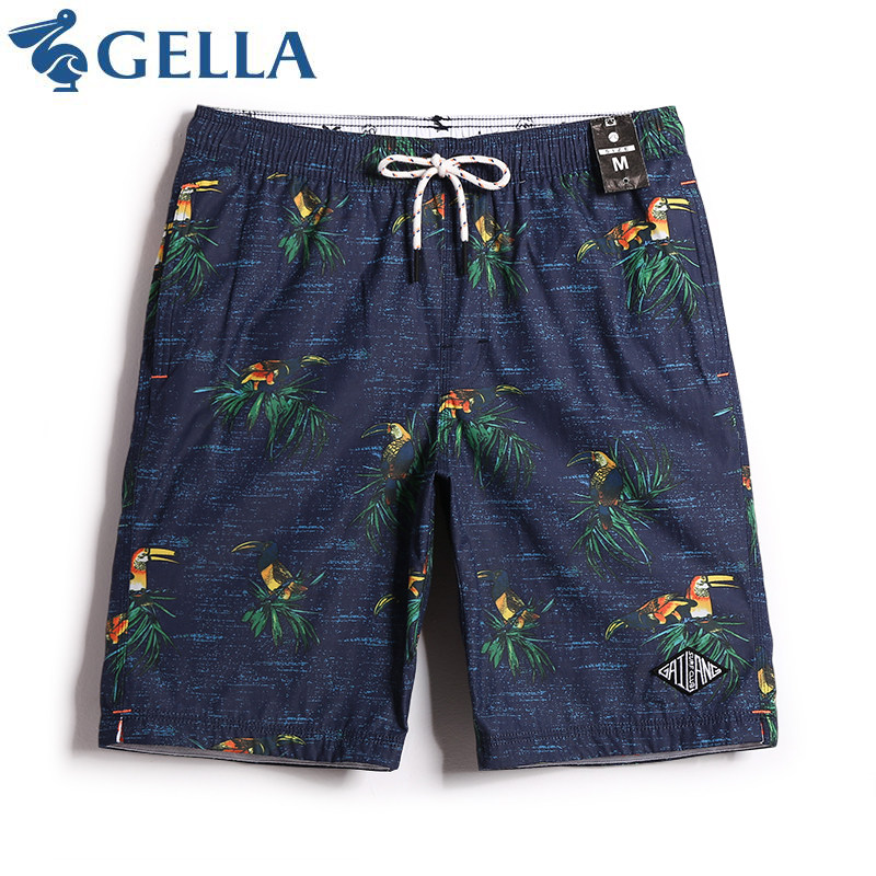 GELLA quick-drying breathable beach pants loose men's fitness sports shorts flat angle five-point pants outside wear trend shorts