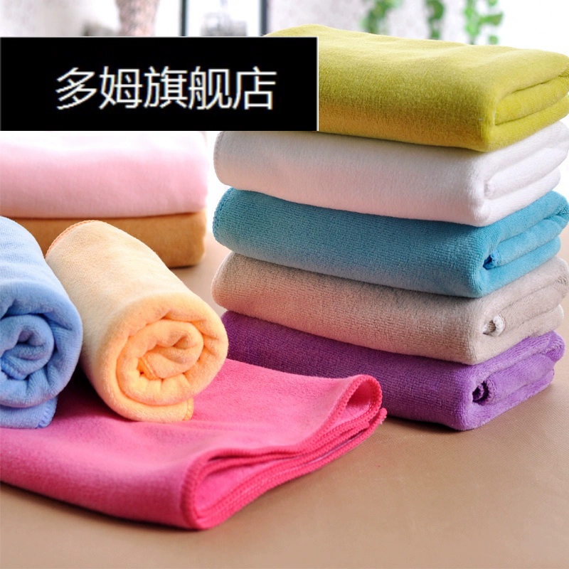 Gia dụng nhanh khô không xơ xác gội đầu và lau đầu hơn khăn mềm thấm nước cotton tinh khiết dành cho nam và nữ khăn mặt khăn khô - Khăn tắm / áo choàng tắm