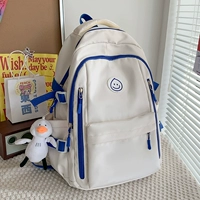 Белый с голубым поясным висящим украшениями