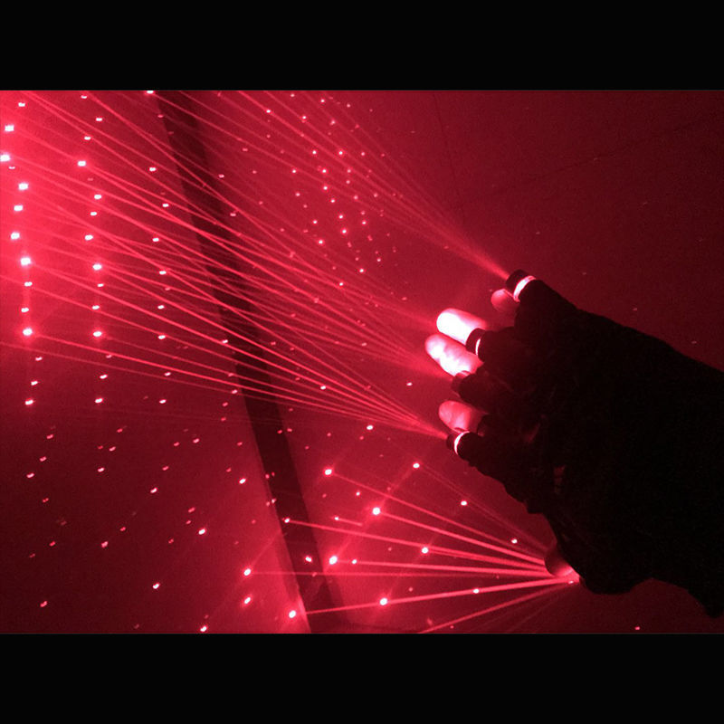 Bar laser gloves bar disco laser props LED luminous KTV atmosphere fluorescent clothing stage performance tide