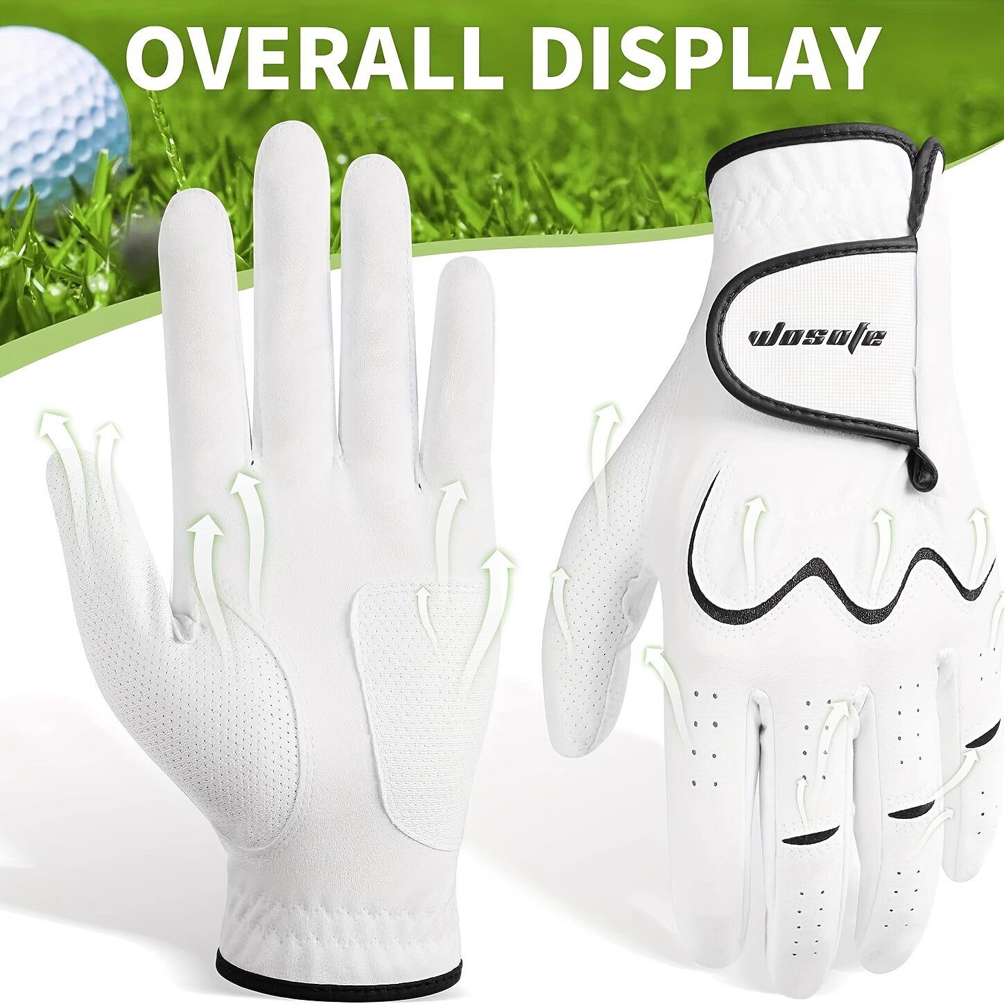 Guante de golf para hombre wosofe mano izquierda transpirable_voghion.com