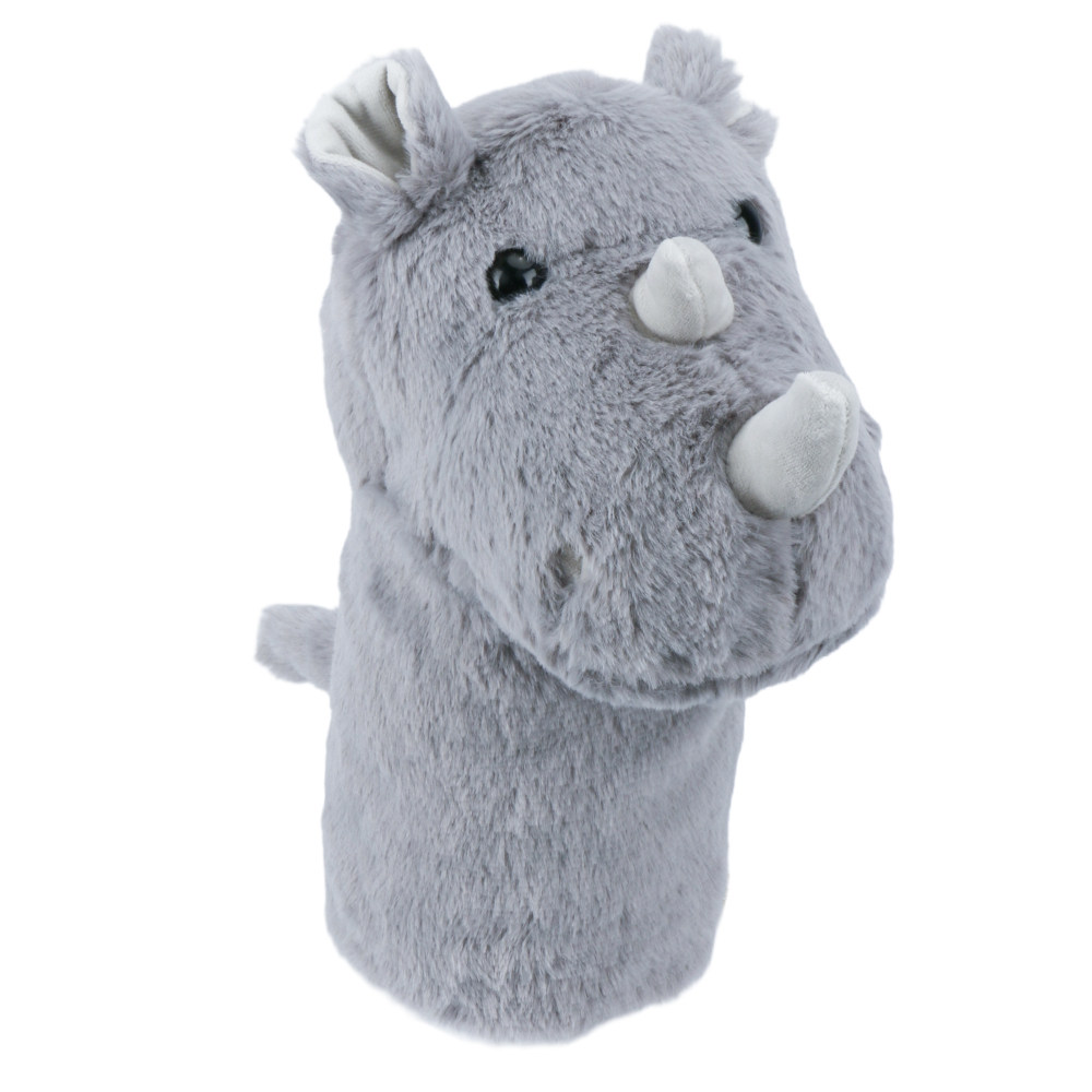 New Golf Rhino No. 1 Wooden Cover 460CC Plush Cartoon Head Protective Cover Golf Club Cover_voghion.com