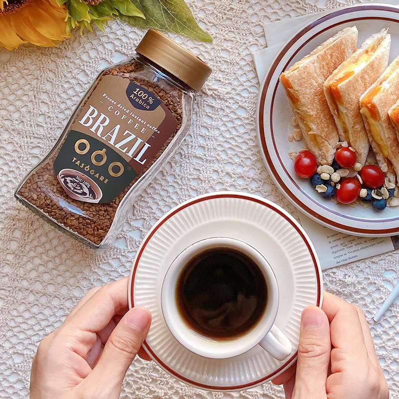 TASOGARE 隅田川 巴西进口 美式速溶冻干纯黑咖啡粉 100g 天猫优惠券折后￥34包邮（￥59-25）