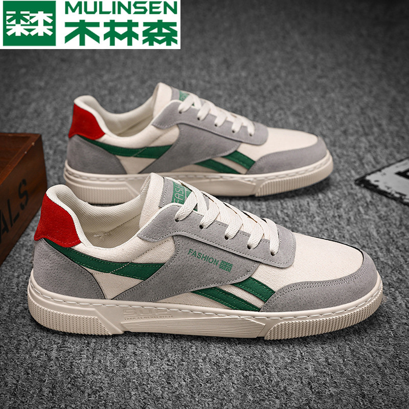 Wood Linson Shoes Men 2022 New Tide Sports Board Shoes Casual Sails Shoes Summer Breathable Men 100 Hitchhiking Shoes