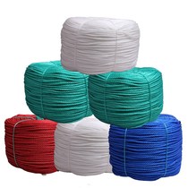 Nylon rope wear-resistant super fashion hand-tied braided plastic white drawstring strapping rope Clothes tie mesh rope