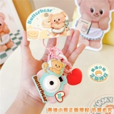 Оригинальное масло, подвеска, брелок, аксессуар для влюбленных, кукла, с медвежатами