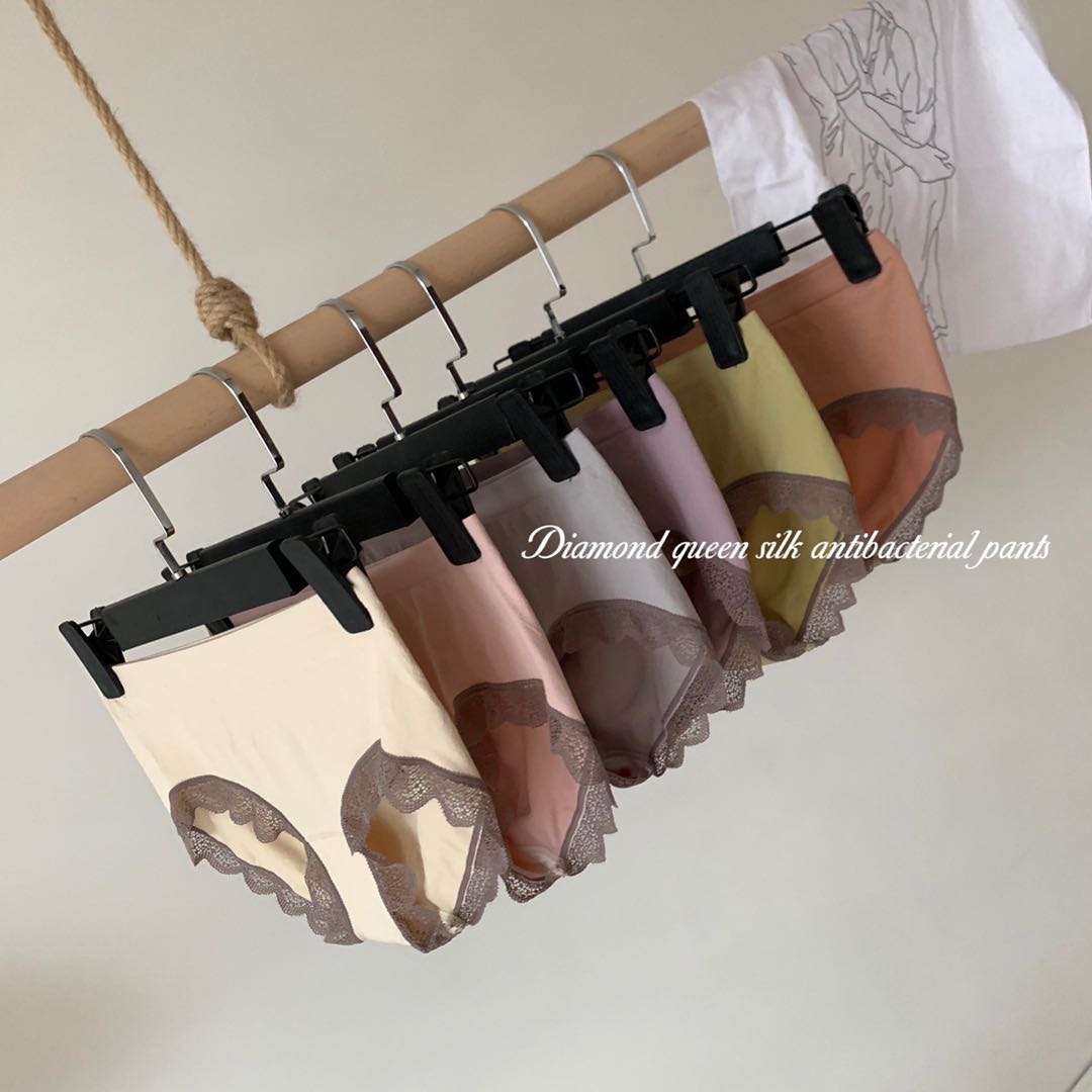 【3条装】偲环琳抗菌蚕丝女士内裤