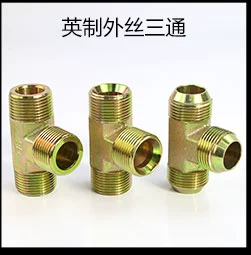 Khớp nối chuyển tiếp ống dầu áp suất cao Loại D của Anh 2 phút 3/4/6 phút Đầu 1 inch Bề mặt hình cầu 60 độ dây thủy lực trực tiếp