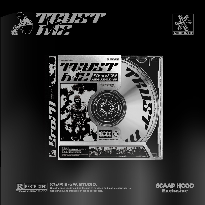 "Sold Out Display" Brofa Aerospace - "Trust Me" Physical Album Cd