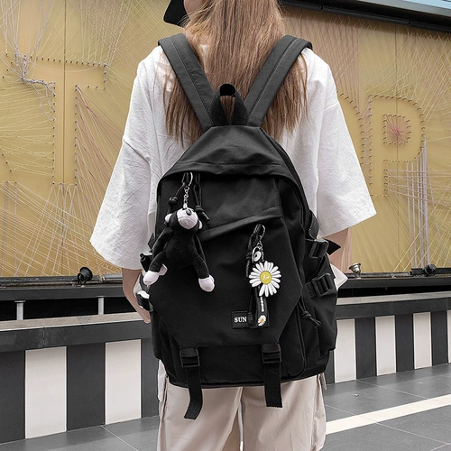 Школьный рюкзак, брендовая сумка через плечо, в корейском стиле, для средней школы, коллекция 2021