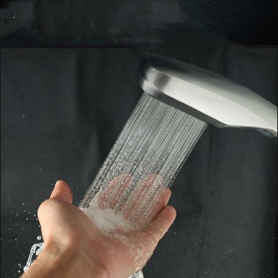 增压节水花洒300孔增压花洒淋浴喷头方形手持莲蓬头浴室