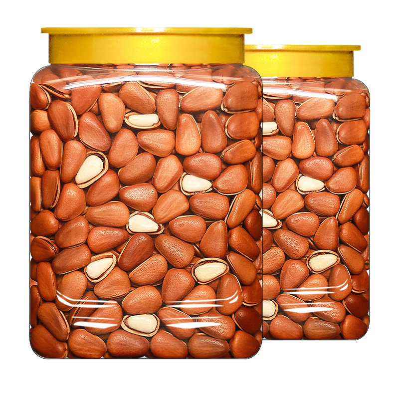 New Year's Goods: Premium Extra Large Northeast Red Pine Nuts 500g Official Flagship Store Bulk Wholesale Snacks Nuts