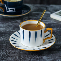 Day Ensemble Hand-painted Wins Wind Coffee Cup Saucer ceramic mug tea cup afternoon tea cup Cups Milk Cup with spoon