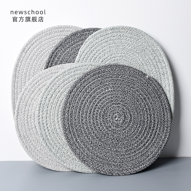 Large Number Dining Table Anti-Burn Cushion Bowl Mat Dish Cushion Plate Mat heatproof casserole mat Nordic Dining Mat Insulation Mat thickened Anti-heat cushion