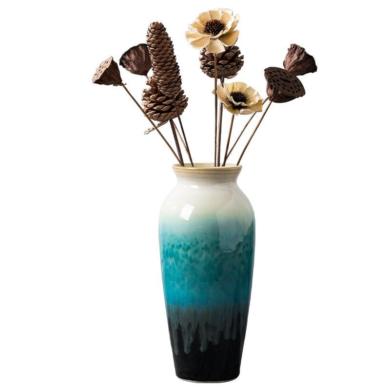 I and contracted ceramic vase furnishing articles sitting room TV ark, flower arranging water raise American Europe type tea table table decorations