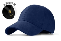 Модернизированная кепка из шести частей из ламинированной меди с пряжкой [темно-синий]