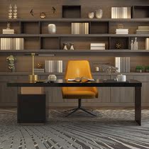 Will-style Light Lavish Minotti Desk Modern Small Household Type Adult Desk Home Book Room Extremely Simple Solid Wood Custom