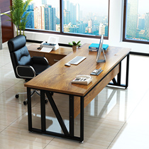 Desk Minimalist Modern Furniture Portfolio Office Manager President Desk Big Bandae Simple Boss Table