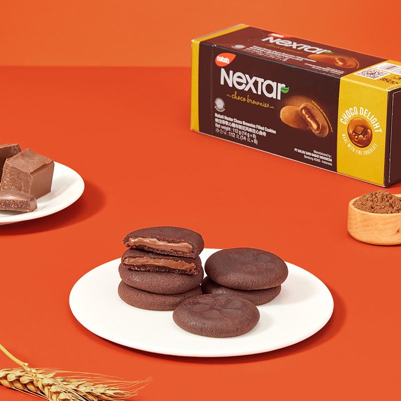 印尼进口 Richeese 丽芝士 纳宝帝 Nextar 软心趣布朗尼风味注心曲奇 112g*3盒*2件 双重优惠折后¥23.9包邮(拍2件) 印尼进口 Richeese 丽芝士 纳宝帝 Nextar 软心趣布朗尼风味注心曲奇 112g*3盒*2件 双重优惠折后¥23.9包邮(拍2件)