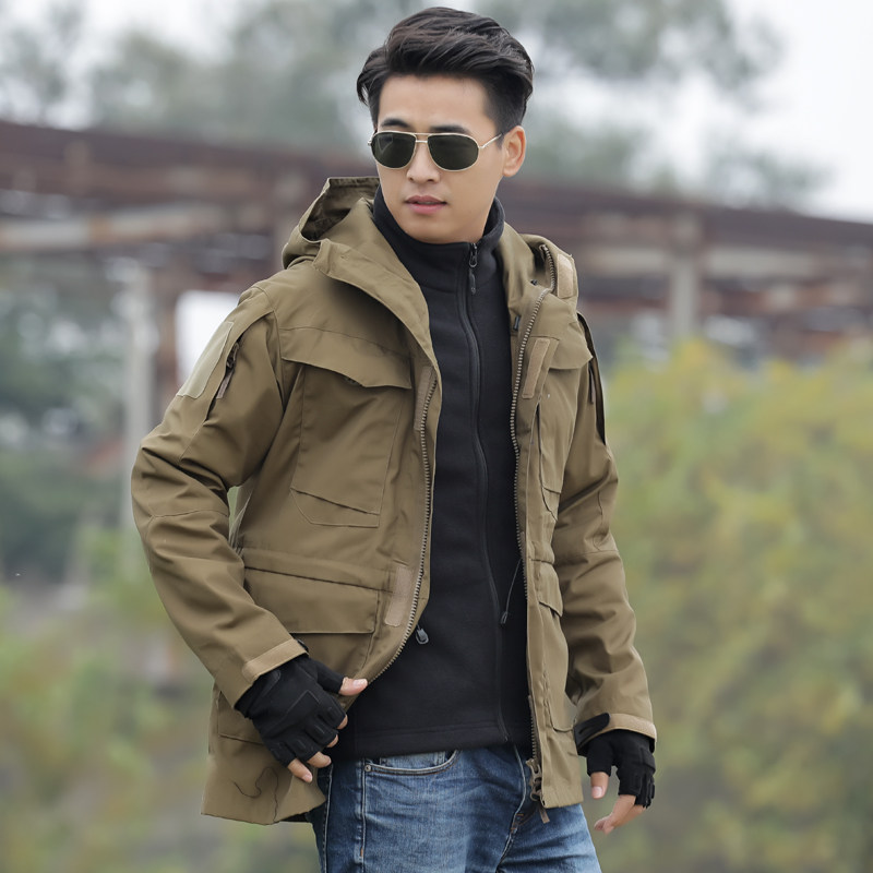 Military Meme M65 Tactical Jacket Autumn Winter Outdoor Assault Clothing Men Thickened Waterproof Wear Jacket Outdoor Windproof Clothes