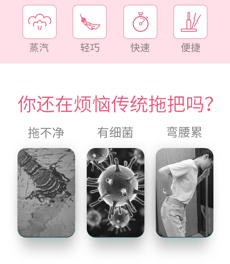 朱丹直播推荐 美国 Shark 鲨客 蒸汽拖把 图4